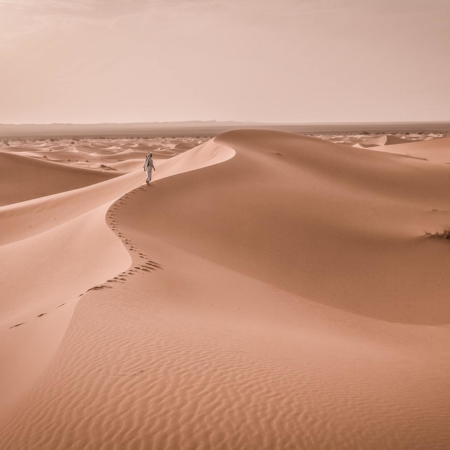 hot and dry desert